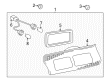 1997 Toyota Camry Fog Light Bulb Diagram - 90084-98040