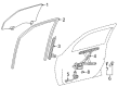 Toyota Corolla Window Run Diagram - 68151-02030