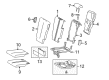 2012 Toyota Sienna Seat Cover Diagram - 79011-08080-B2