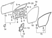 Toyota C-HR Door Lock Cylinder Diagram - 89704-F4070