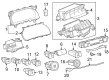 Toyota Grand Highlander Hazard Warning Switch Diagram - 84332-0E080