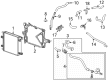 Toyota Tundra Radiator Support Diagram - 16583-F4010