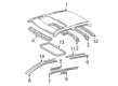 1999 Toyota Tacoma Weather Strip Diagram - 62382-04030