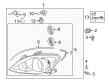 2002 Toyota Solara Headlight Diagram - 81110-AA050