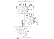 1997 Toyota Celica Seat Cover Diagram - 71077-2G710-C0