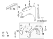 Toyota Fender Diagram - 53801-06110