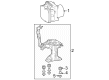 Toyota Grand Highlander ABS Control Module Diagram - 44050-0E460