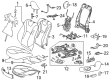 2017 Toyota Prius Prime Seat Cover Diagram - 71072-47850-B6