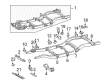 2000 Toyota Tacoma Front Cross-Member Diagram - 51201-35270