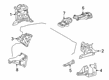 2022 Toyota Corolla Alternator Bracket Diagram - 12501-0T030