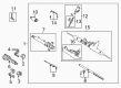 1998 Toyota Corolla Rack And Pinion Diagram - 44250-02020