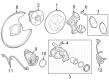 Toyota bZ4X Wheel Hub Diagram - 42450-42070