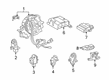 Toyota Air Bag Control Module Diagram - 89170-07391