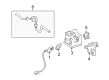 1998 Toyota Land Cruiser Vapor Pressure Sensor Diagram - 89460-60010