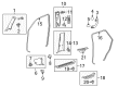 2012 Toyota 4Runner Weather Strip Diagram - 62331-35030-C0