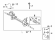 2021 Toyota RAV4 Rack and Pinion Boot Diagram - 45535-09500