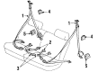 1993 Toyota 4Runner Seat Belt Diagram - 73350-35120-B0