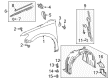 2022 Toyota Camry Wheelhouse Diagram - 53805-06261