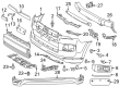 2019 Toyota 4Runner Bumper Diagram - 52119-35916