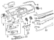 2017 Toyota Highlander Dash Panel Vent Portion Covers Diagram - 55606-0E020