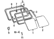 Toyota Land Cruiser Weather Strip Diagram - 62741-60040