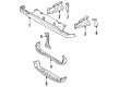 1988 Toyota MR2 Front Cross-Member Diagram - 57104-17021