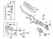 2023 Toyota Prius Windshield Wiper Diagram - 85214-08050