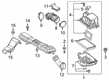 2023 Toyota Corolla Air Filter Box Diagram - 17701-F2010