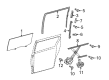 Toyota Sienna Window Run Diagram - 68142-08020