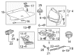 2016 Toyota Land Cruiser Floor Pan Diagram - 55239-48020