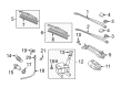 Scion Wiper Linkage Diagram - 85150-52370