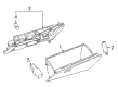 2018 Toyota C-HR Glove Box Diagram - 55550-10130-C1