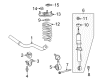 2016 Toyota Sequoia Coil Springs Diagram - 48131-0C542