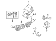 Toyota Steering Column Cover Diagram - 45287-02300-B0