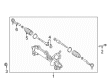 2008 Toyota Camry Rack And Pinion Diagram - 44200-33472