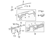 2012 Toyota Corolla Glove Box Diagram - 55303-12350-B1