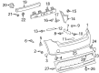 2009 Toyota Corolla Bumper Reflector Diagram - 81910-12100