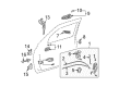 2006 Toyota Tundra Interior Door Handle Diagram - 69205-0C030-E1