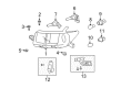 Toyota FJ Cruiser Light Socket Diagram - 81555-97223