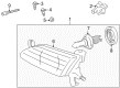 2000 Toyota Corolla Headlight Diagram - 81150-02050