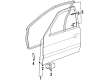 1995 Toyota Tercel Weather Strip Diagram - 67862-16300