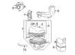 2001 Toyota Solara Air Intake Coupling Diagram - 17881-20090