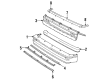 Toyota Van Bumper Diagram - 52119-28010