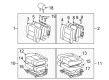 Toyota Sequoia Seat Cushion Diagram - 79220-0C010-B0