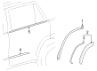 2024 Toyota Sequoia Door Moldings Diagram - 75061-0C040