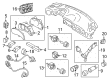 2019 Toyota 86 Instrument Cluster Diagram - SU003-07002