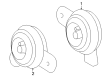 2001 Toyota MR2 Spyder Horn Diagram - 86510-17130