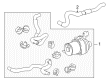 Toyota Highlander Water Pump Diagram - 87200-48070