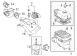 2005 Toyota Sienna Air Intake Coupling Diagram - 17881-AA020