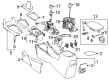 2016 Toyota Corolla Cup Holder Diagram - 55604-02050-C0